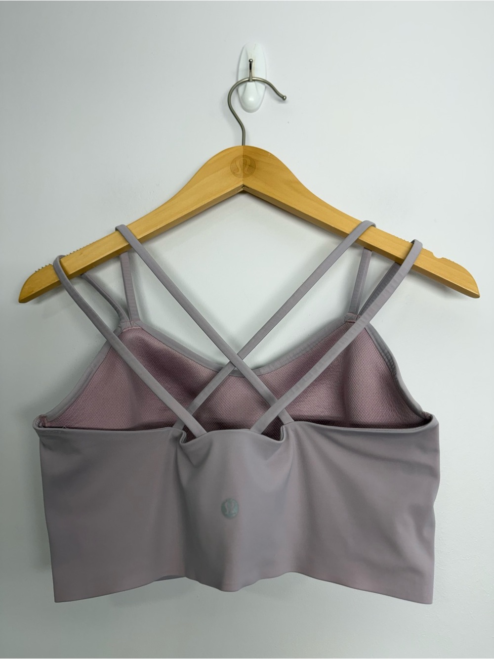 Lululemon Like a Cloud Bra Longline B/C Lilac Size 10? 15”PTP 13.5” Band - Picture 2 of 2